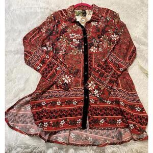 Arrata Red Rose And Shine New With Tags Size XL!